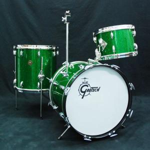 希少！Vintage Gretsch 60’sラウンドバッジ18 12 14 Green Glitter