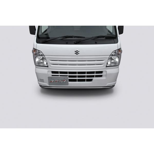 トップライン キャリー 16系 前期 フロントリップスポイラー ステンレスパイプ S01 TOP L...