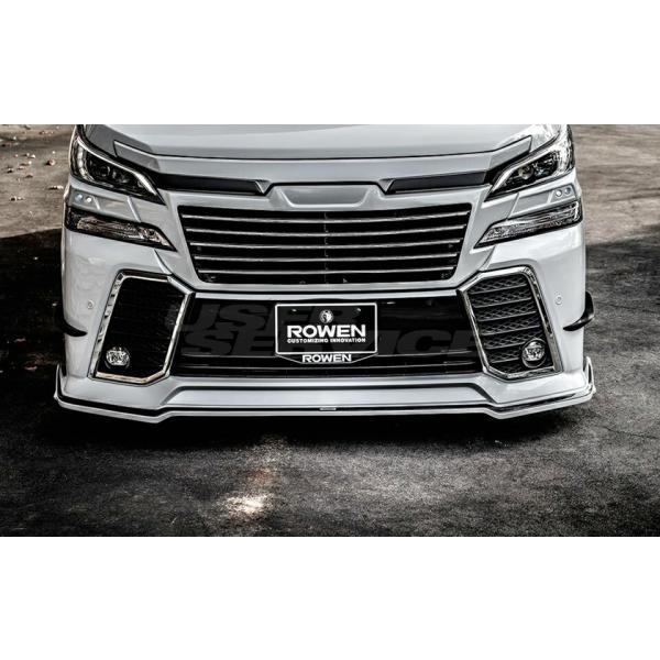 ロウェン ヴェルファイア 30系 前期 フロントフードエクステンション FRP製 未塗装 1T018...