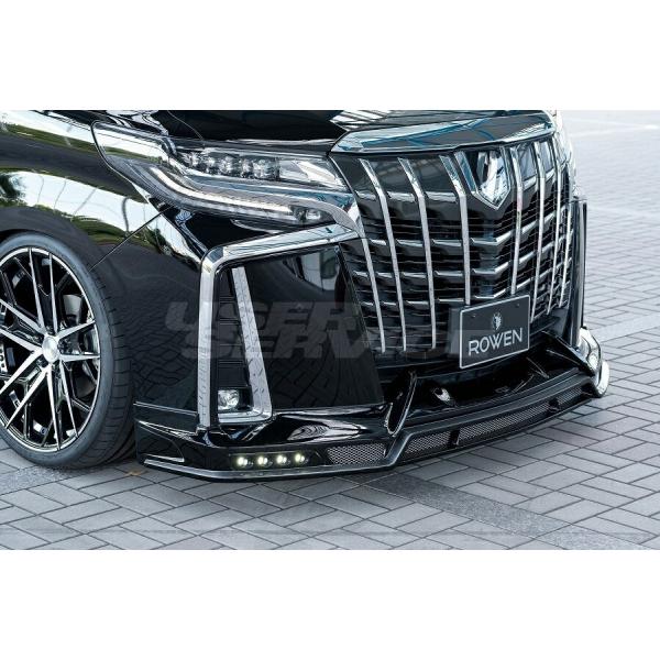 ロウェン アルファード 30系 AGH3#W GGH3#W AYH30W 後期 フロントスポイラー ...