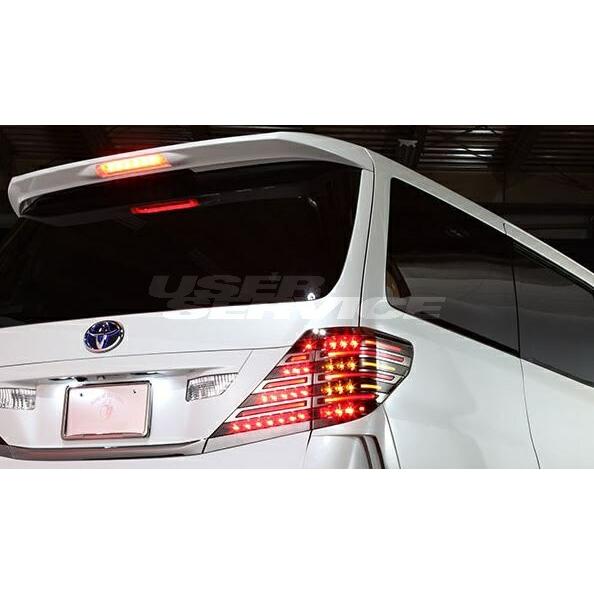 ロウェン ヴェルファイア 20系 ANH2#W GGH2#W 前期 リヤウイング FRP 未塗装 1...