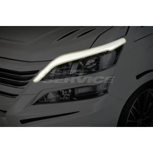 ロウェン ヴェルファイア 20系 後期 アイラインガーニッシュ FRP 未塗装 1T002H00 P...