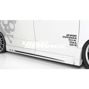 ロウェン アルファード 20系 ANH2#W GGH2#W ATH20W 後期 サイドパネル FRP...