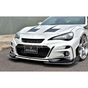 ロウェン ハチロク ZN6 後期 フロントバンパー ※LEDスポットあり FRP 未塗装 1T025...