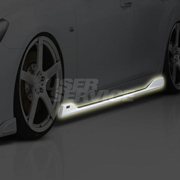 ロウェン マークX GRスポーツ GRX130 133 サイドステップ FRP 塗装済 1T010J...