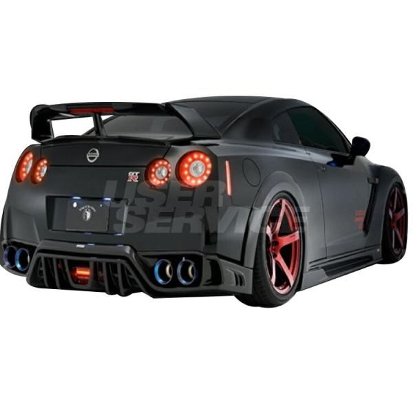 ロウェン GT-R GTR R35 中期 リヤウイング ウイング Ver.2 FRP 未塗装 1N0...