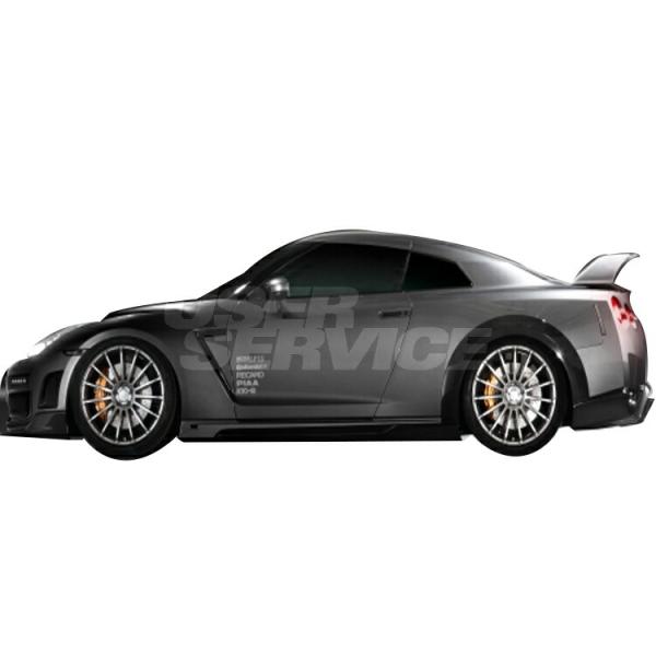 ロウェン GT-R GTR R35 前期 サイドステップ FRP 未塗装 1N001J50 ROWE...