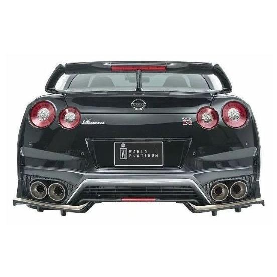 ロウェン GT-R GTR R35 後期 リヤバンパーエクステンション FRP 未塗装 1N005P...