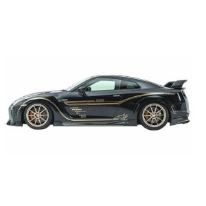 ロウェン GT-R GTR R35 後期 サイドステップ Wet Carbon 未塗装 1N005J...