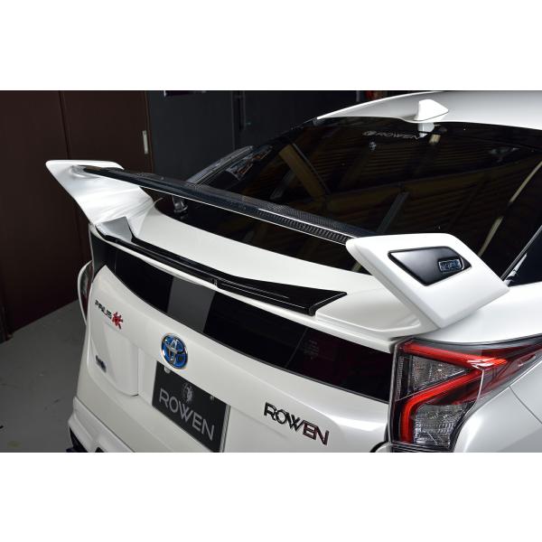 ロウェン プリウス 50系 ZVW5# 前期/後期 トランクスポイラー リヤウィング専用 FRP 未...