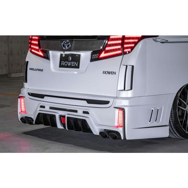 ロウェン アルファード 30系 AGH3#W GGH3#W AYH30W 後期 リアバンパー FRP...