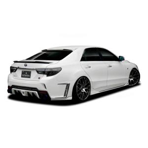 ロウェン マークX GRスポーツ GRX130 133 リヤサイドスポイラー FRP 未塗装 1T0...