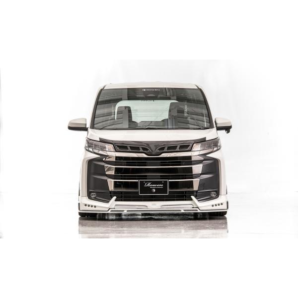 ロウェン ノア ZWR90 MZRA90 フロントマークレスグリル LEDライナーなし FRP 未塗...