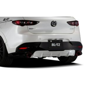 ブリッツ MAZDA3 ファストバック BPEP リアサイドスポイラー BK FRP製 塗装済 60388 BLITZ AERO SPEED エアロスピード Rコンセプト