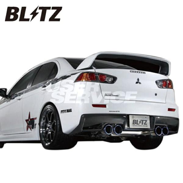 ブリッツ ランサーエボリューションX ランエボ CZ4A マフラー C-Ti Quad チタン 64...