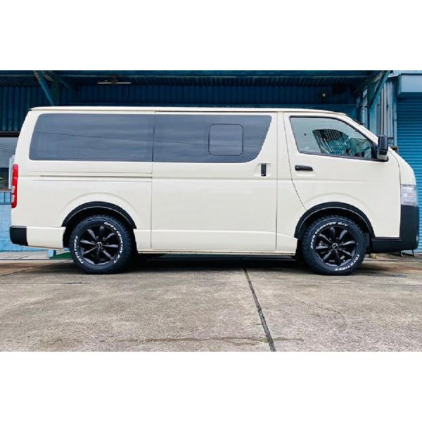 ボクシースタイル ハイエース 200系 フェンダープロテクター AES製　黒シボ AES製黒シボ b...