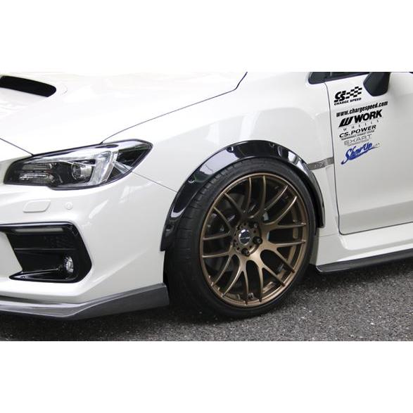 チャージスピード WRX STI S4 VAB VAG A-G型 オーバーフェンダー フロント用 5...