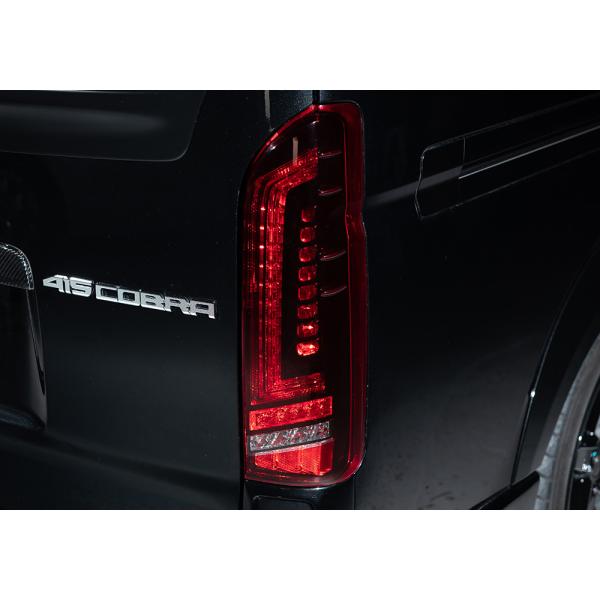 ラブラーク ハイエース 200系 LEDテールランプ ライトセーバー プレステージ ダークレッド C...