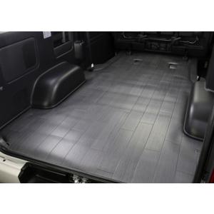 ユーアイビークル ハイエース 200系 CFカーゴマット ミドルタイプ グレー木目柄1.8mm厚 U...