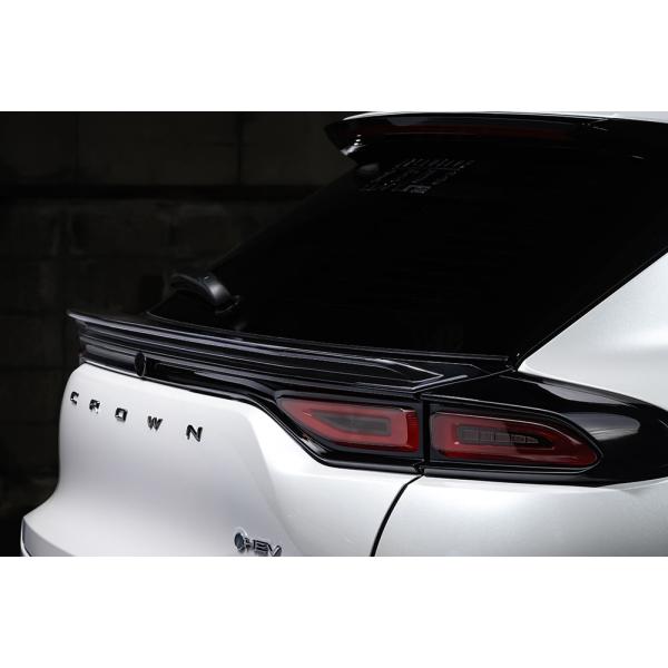 エムズスピード クラウンスポーツ AZSH37W/AZSH36W リアゲートスポイラー ABS(表面...