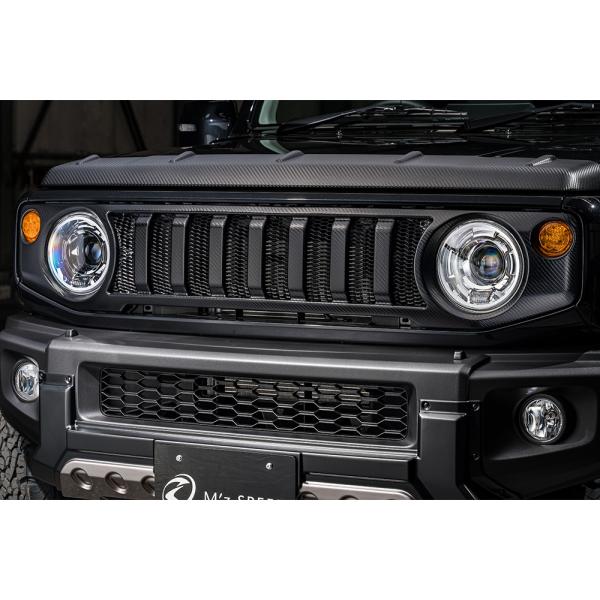 エムズスピード ジムニー ノマド JC74W フロントグリル ABS製 未塗装 2401-4110 ...