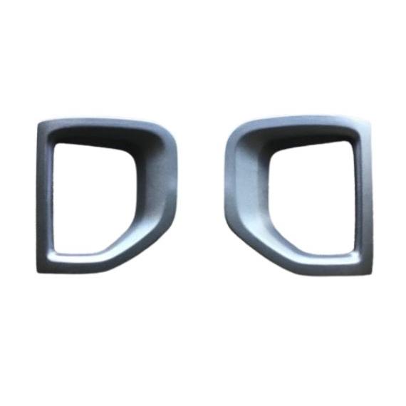 シルクロード ハイエース H200系 スプラッシュガード フォグベゼル ABS シボブラック 11B...