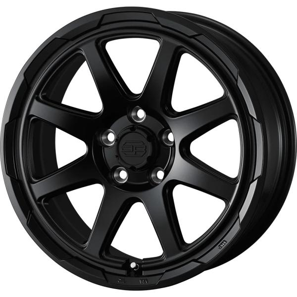 17インチ 5H114.3 7.0J 7J+38 5穴 ウェッズ スタットベルク ホイール 4本 セ...