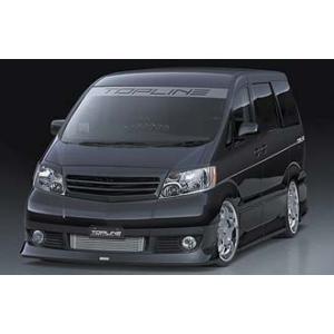 トップライン アルファード MNH ANH 10系 前期 フロントグリル 未塗装 TOP LINE ...