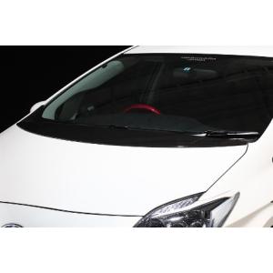 ロウェン プリウス ZVW30 前期 ボンネットスポイラー RR FRP 未塗装 1T001B00 ...