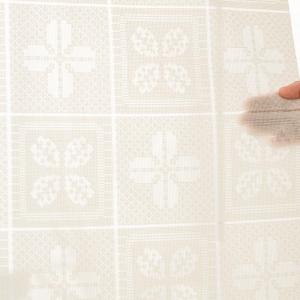 のれん レース 間仕切りカーテン 遮熱 UVカ...の詳細画像1