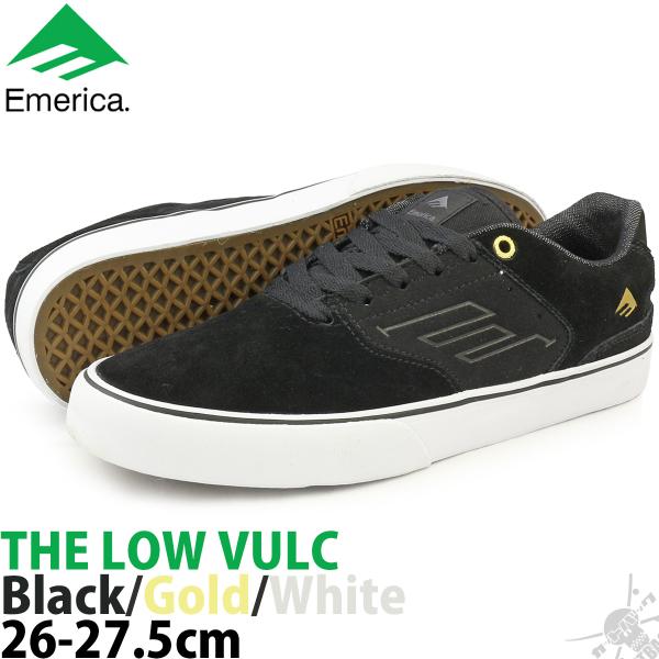 エメリカ スニーカー ローバルク Emerica Low Vulc G6 Black/Gold/Wh...