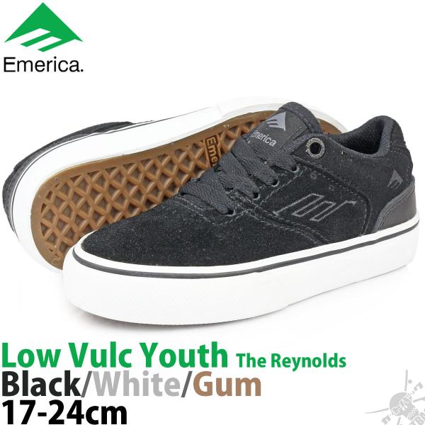 エメリカ 16.5cm スケボー シューズ Emerica The Reynolds Low Vul...
