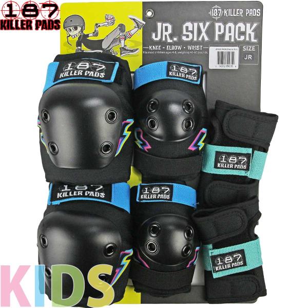 187 スケボー キッズプロテクター エレクトリック 子供 3点セット Killerpads Jun...