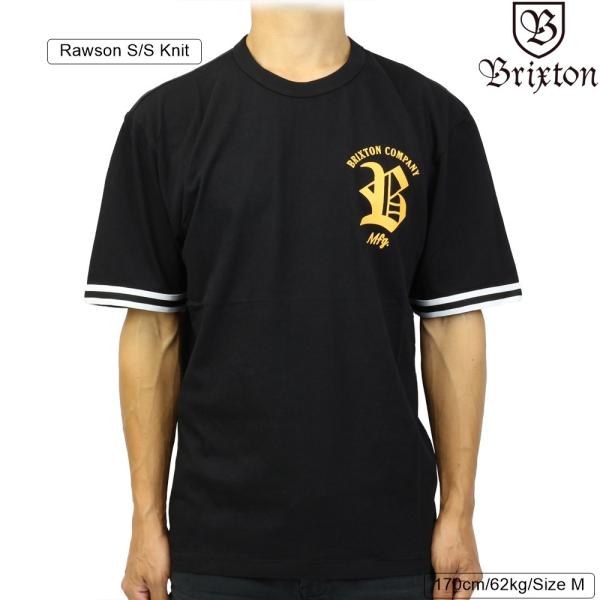 半袖 ニット シャツ Brixton ブリクストン Rawson S/S Knit Black ロー...
