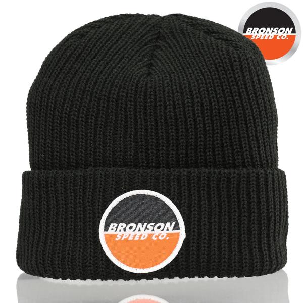 ニット帽 ビーニーBronson ブロンソン Long Shoreman Beanie (Black...