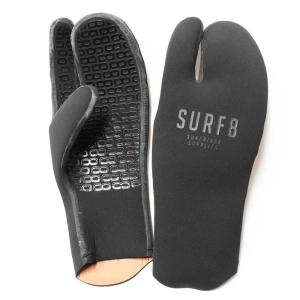 SURF8 グローブ 1.5mm サーフィン 防寒 冬 サーフ8 Lobster Gloves ロブスターグローブ ミトン 3本指 インナー付き ジャージ スムースラバーグライドスキン｜cutback2