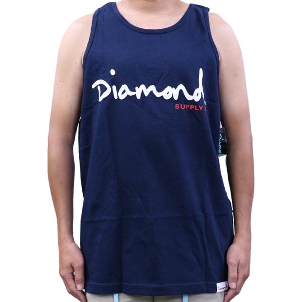 Diamond SUPPLY.CO ダイヤモンド サプライ OG Script Tank メンズ タ...