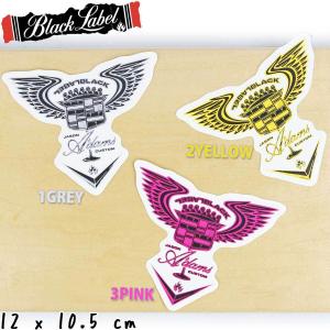 ブラックレーベル スケボー ステッカー シール Black Label Skateboard Jason Adams Custom Sticker スケートボード ブランド ジェイソンアダムス カスタム