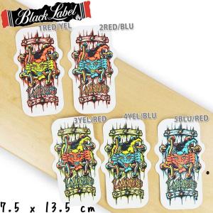 ブラックレーベル スケボー ステッカー シール Black Label Skateboard John Lucero X2 Sticker スケートボード 人気 ブランド ジョン ルセロ 人気 ブランド