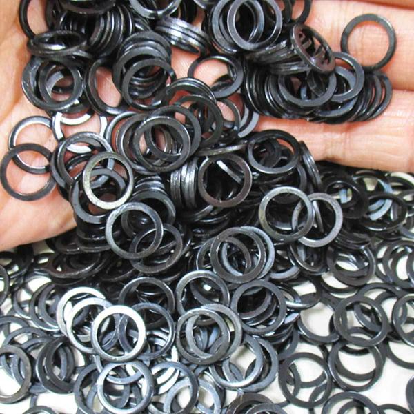 アクスルワッシャー ブラック スケボー パーツ ブランク Axle Washer Black スケー...