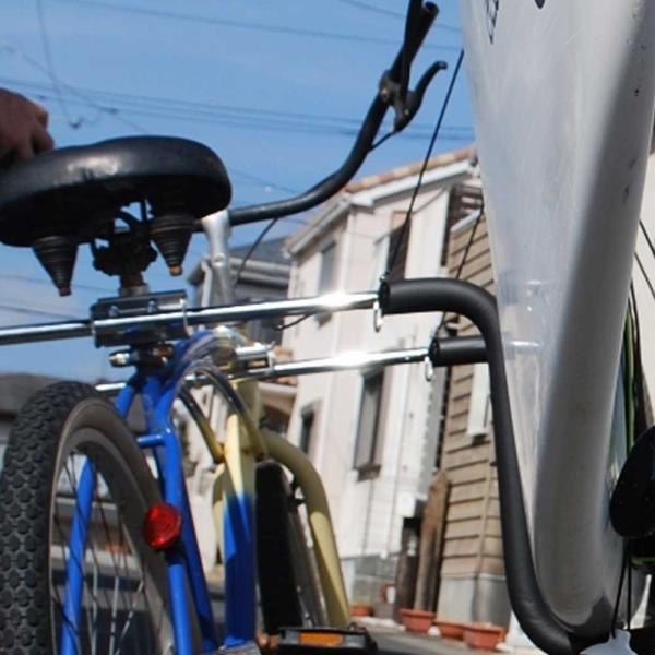 自転車キャリアCAP キャップサーフボード ボディボード 1本積み用 キャリア アタッチメント セッ...
