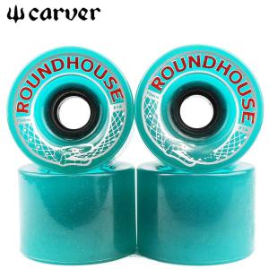Carver Wheel カーバー 純正ウィール 4個セットRoundhouse Wheel 65mm 70mm 81a clear blue スケートボード パーツ Wheel ソフトウィール コニカル Conical｜cutback2