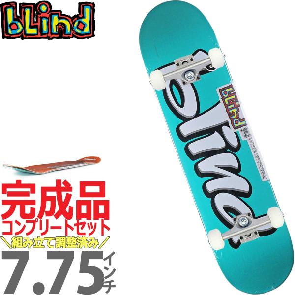 7.75インチ ブラインド スケボー コンプリート 完成品 Blind Vintage Logo C...