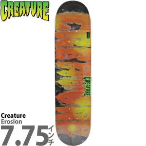 クリーチャー 7.75インチ スケボー デッキ Creature Skateboards Erosion Deck スケートボード イロージョン 人気 ブランド 板 スケボーデッキ｜cutback2