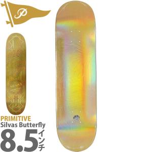 プリミティブ 8.5インチ スケボー デッキ Primitive Pro Silvas Holofoil Butterfly Deck スケートボード ブランド スケボーデッキ｜cutback2