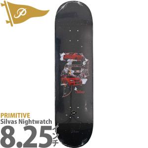 プリミティブ 8.25インチ スケボー デッキ Primitive Pro Silvas Nightwatch Deck スケートボード ブランド スケボーデッキ｜cutback2