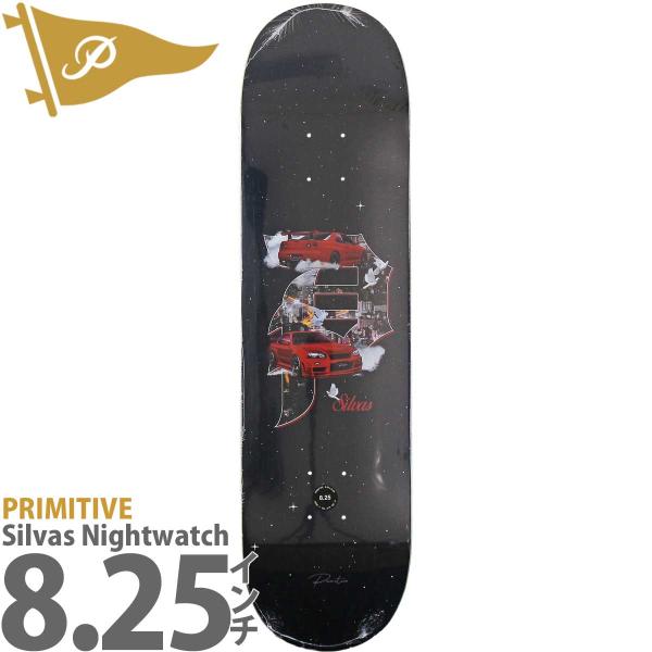 プリミティブ 8.25インチ スケボー デッキ Primitive Pro Silvas Night...