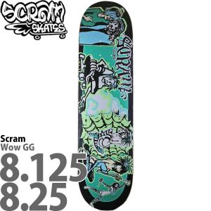 スクラム 8.125 8.25インチ スケボー デッキ Pro Nolan Scram Wow GG Deck スケートボード ブランド スケボーデッキ｜cutback2