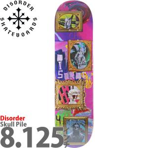 ディスオーダー 8.125インチ スケボー デッキ Disorder Skateboards Collage Deck スケートボード ブランド スケボーデッキ 板｜cutback2