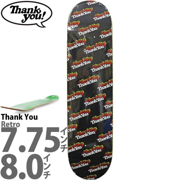 サンキュー 7.75 8.0インチ スケボー Thank You Skateboards Team ...